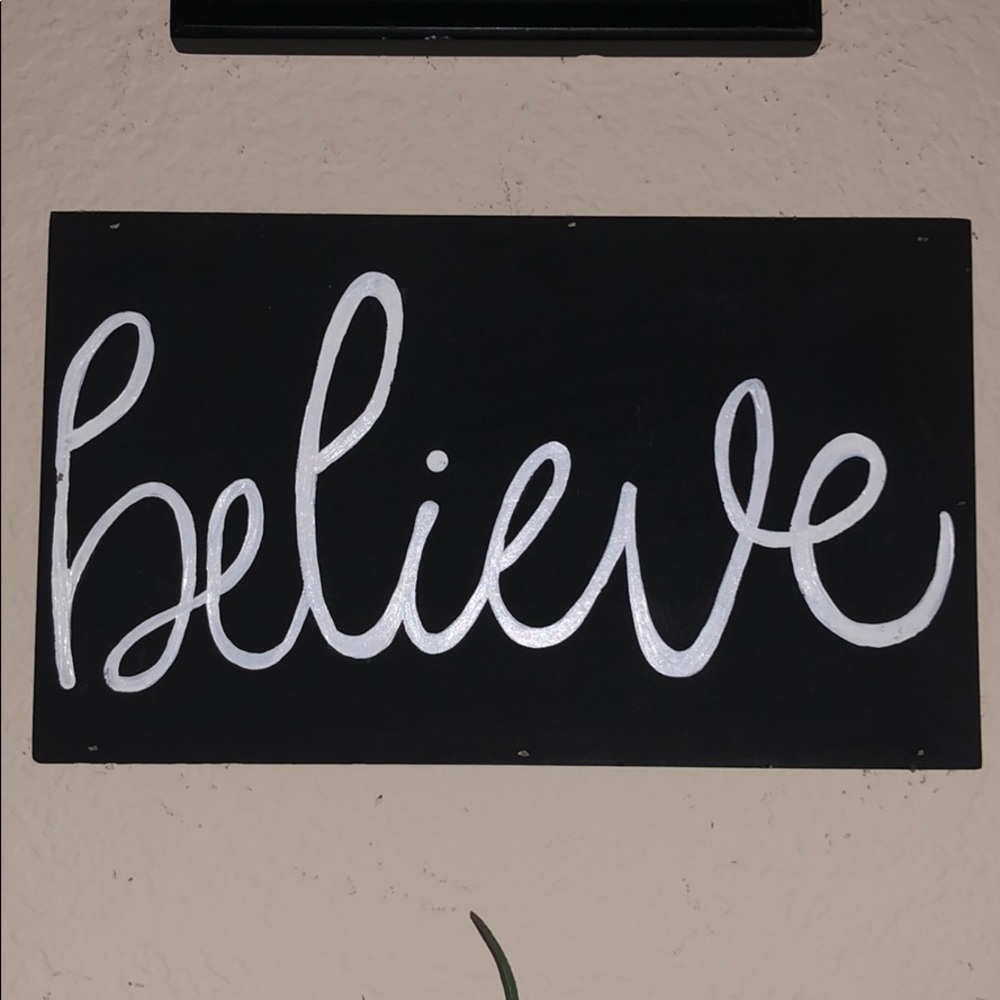 Believe Wall ART